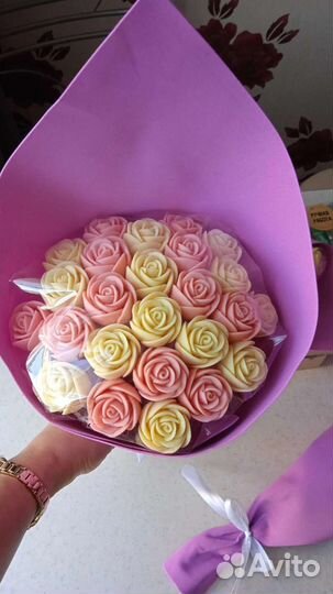 Букет из шоколадных роз