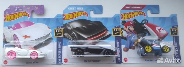 Hot Wheels подборка поп-культура серия Screen Time