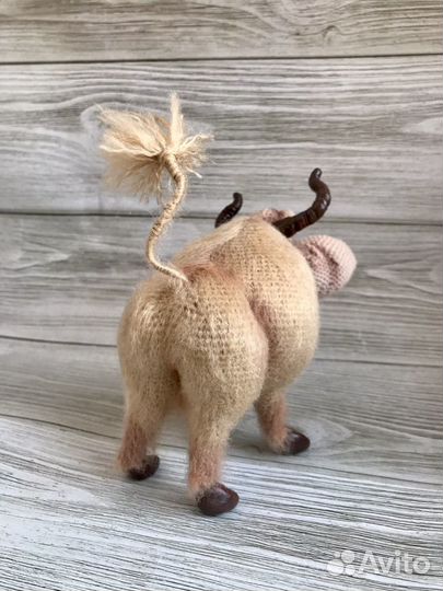 Бык игрушка интерьерная