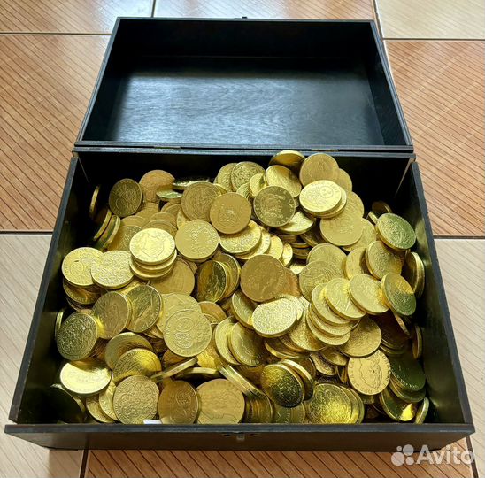 Шоколадные монеты 