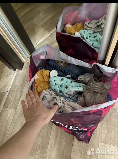 Большой пакет вещей 0-6 месяцев