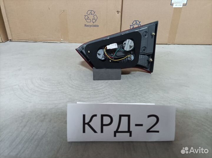 Фонарь левый внутренний Kia Rio 3 QB 2011-2017