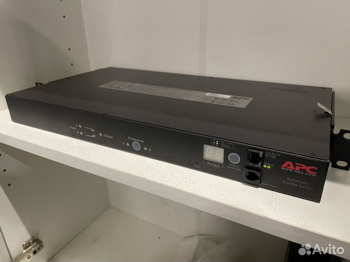 Автоматический ввод резерва (авр) APC AP7723