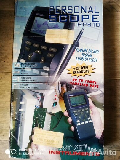 Портативный осциллограф Velleman HPS10 и HPS40