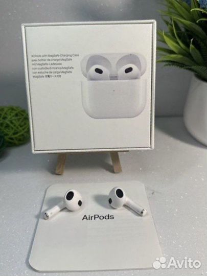 Наушники AirPods 3 premium (Гарантия + чехол)