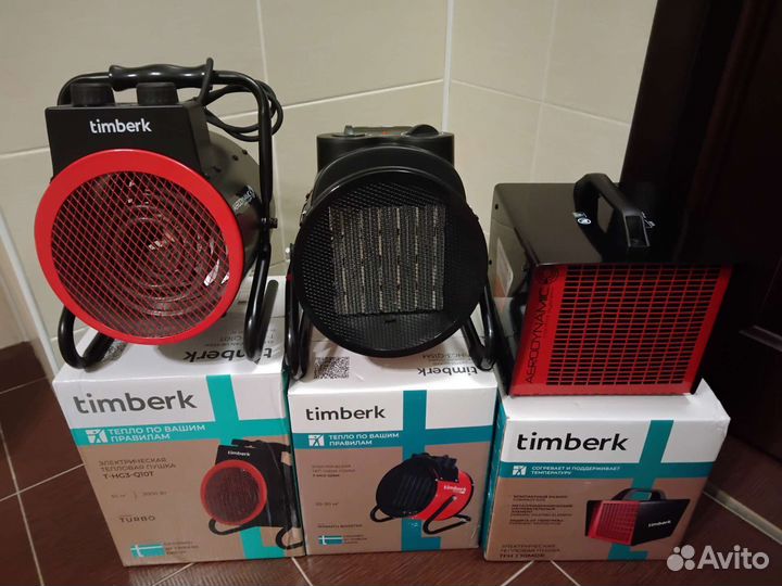 Электро тепловая пушка Timberk 3.0 кВт новые