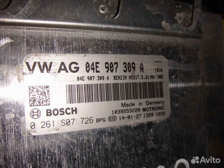 Volkswagen golf VII Блок управления двс 1.4 cxsa