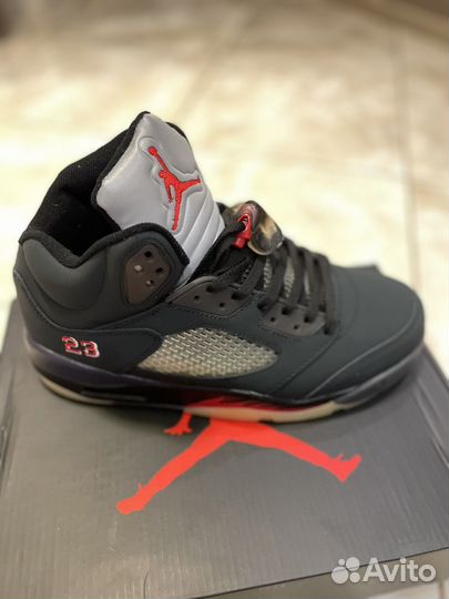 Кроссовки Air Jordan 5 gore tex off noir
