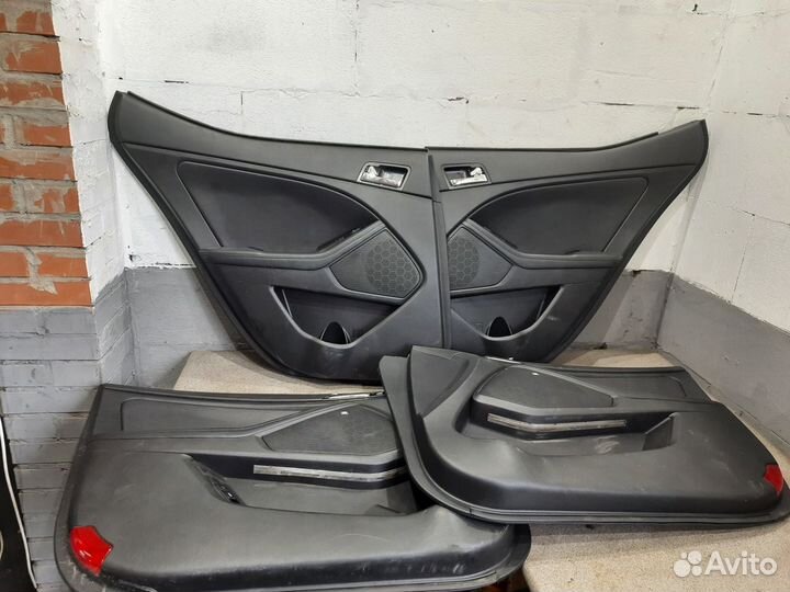 Комплект дверных карт кожа для KIA Optima 3 TF