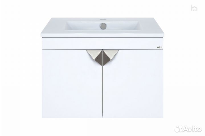 Тумба для ванной с раковиной подвесная Сахара