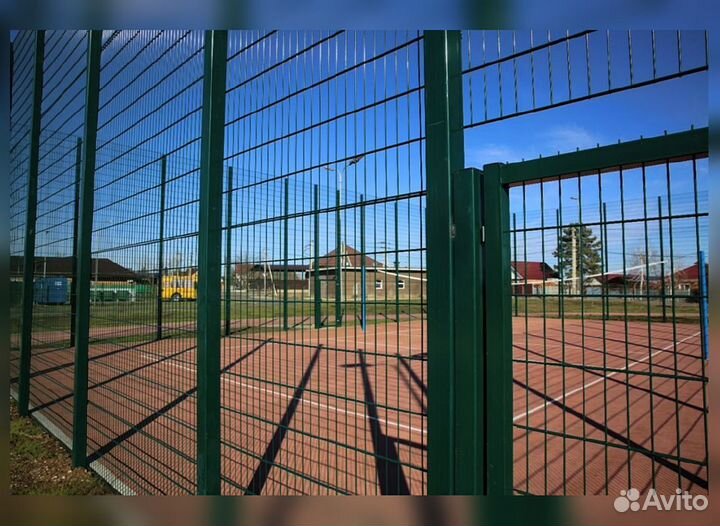 Сетка для забора 3d