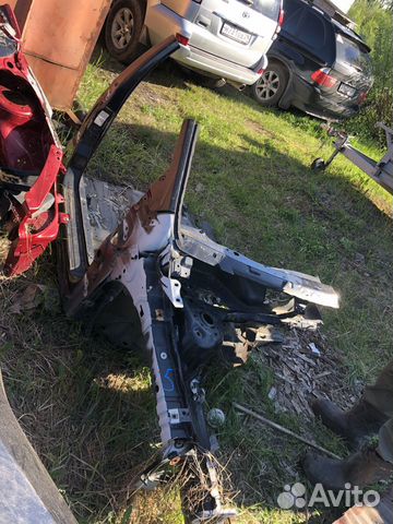 Передний правый лонжерон и бок Фокус2 седан дорест