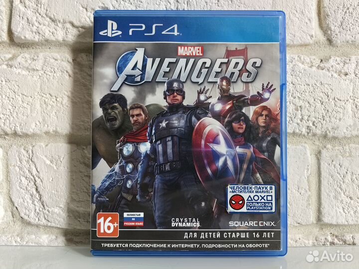 Marvel Avengers PS4 диск