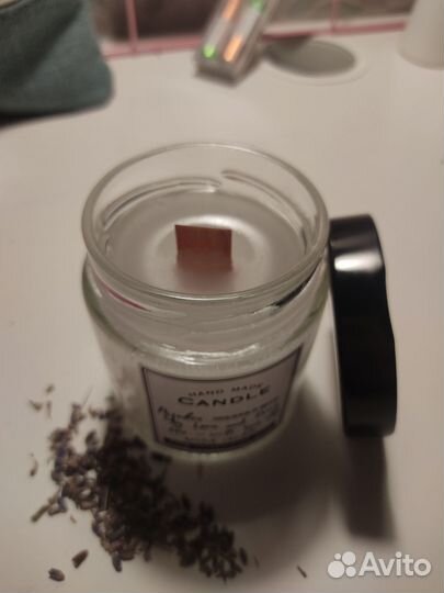 Ароматическая свеча ручной работы