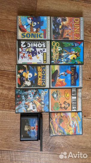 Картриджи для sega 16 bit