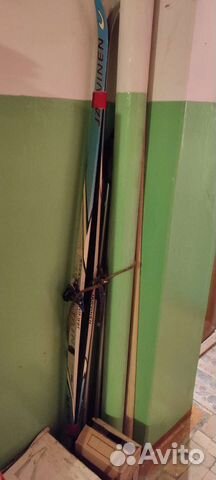 Лыжи беговые и ботинки