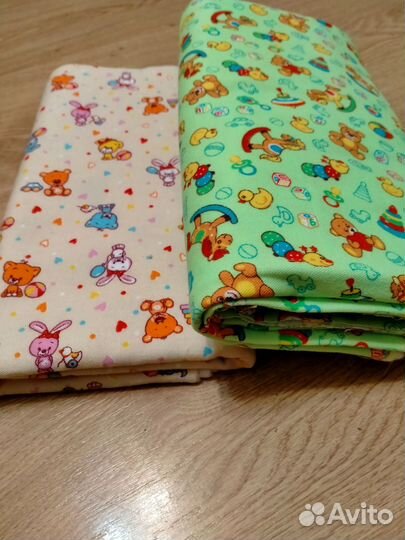 Отрез ткани фланель