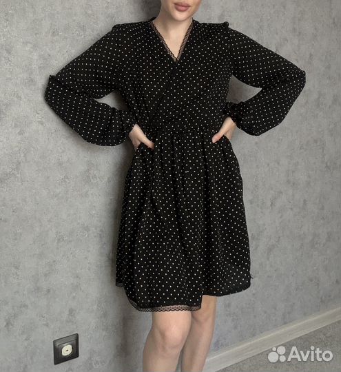 Платье в горошек