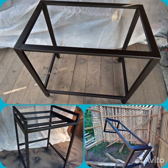 Мебель лофт/ подстолье из металла
