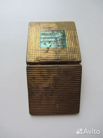 Пудреница-латунь(СССР 60-70г.)
