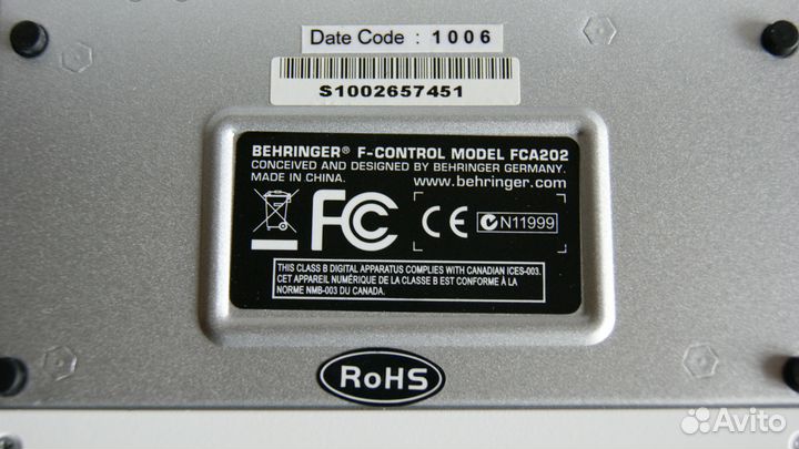 Цап DAC Behringer. Аудио. Hi-Fi. End