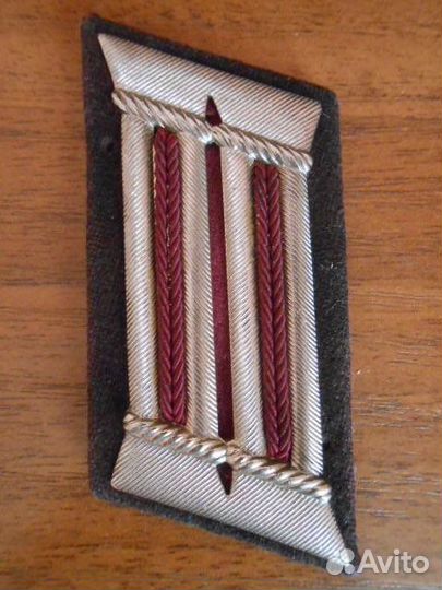 Петлица ГДР пожарника офицерская латунь