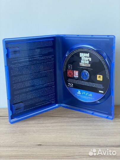 Диск Grand Theft Auto The Trilogy PS4