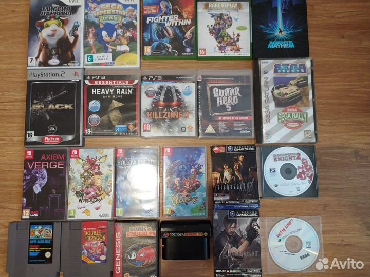Игры PS-3 PS-2 X-ONE NES WII Switch GC Sega Saturn