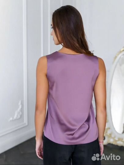 Атласный топ