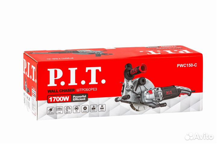 Штроборез P.I.T. PWC150-C (150мм,1700Вт,8000об/мин