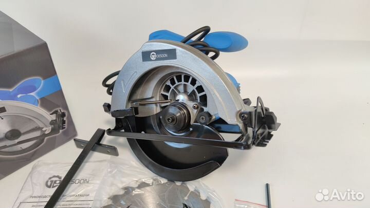 Циркулярная пила 1,5кВт, 65мм пропил