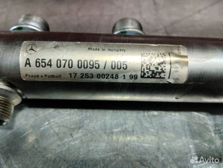 Топливная рампа Mercedes E-Class W213 OM654 2.0