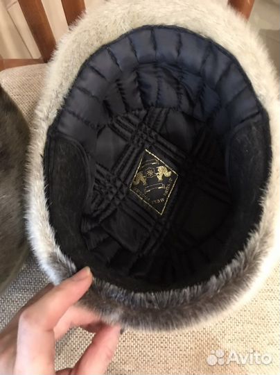 Мужская шапка нерпа морская