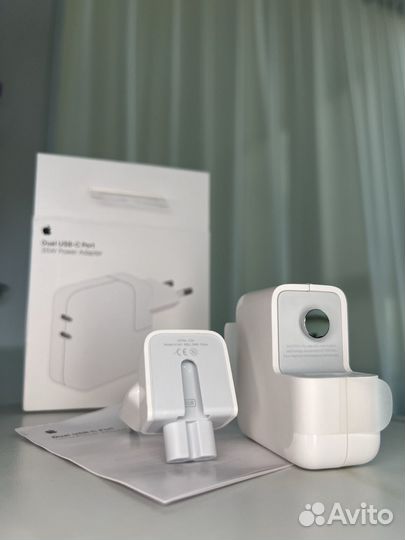 Адаптер питания Apple Dual USB - C, 35 Вт