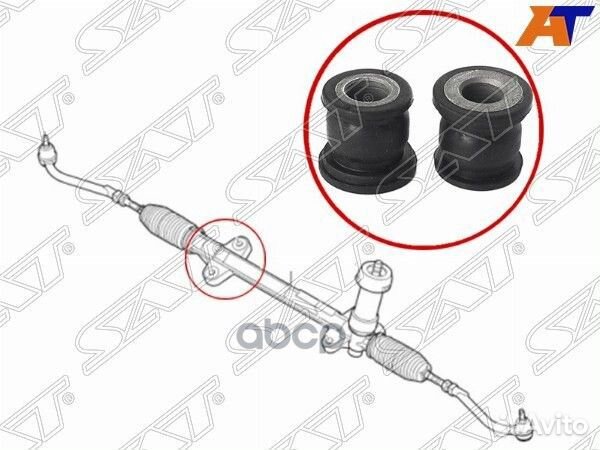 Сайлентблок рулевой рейки (комплект) hyundai I3