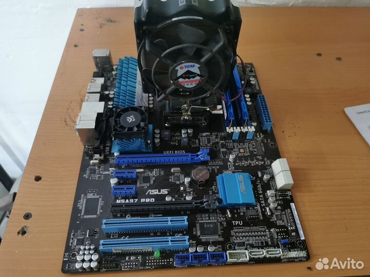 Материнская плата asus m5a97 pro, Fx 8320, 16гб