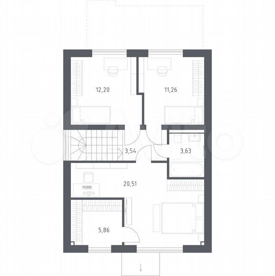 Дом 132 м² на участке 5,7 сот.