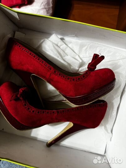 Туфли красные 38