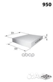 Фильтр салона elr7292 Mecafilter