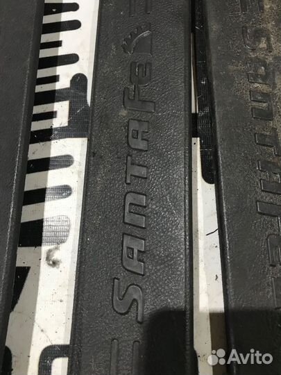 Накладка порога (внутренняя) Hyundai Santa Fe II рестайлинг (2010—2012)