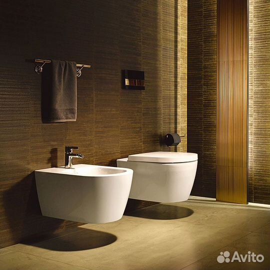 Подвесной унитаз Rimless с покрытием WonderGliss