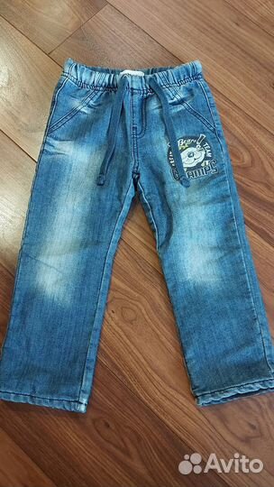 Джинсы, штаны пакетом размер 92