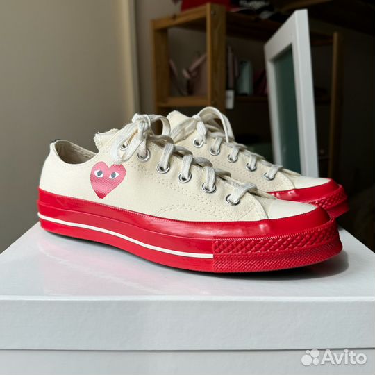 40 Converse x Comme des Garcons Play кеды оригинал