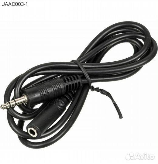 Аудиокабель ningbo Jack 3.5 (M) - Jack 3.5 (F) 1