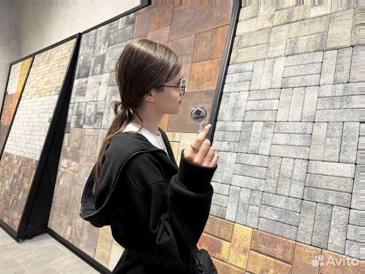 Тротуарная плитка брусчатка от завода