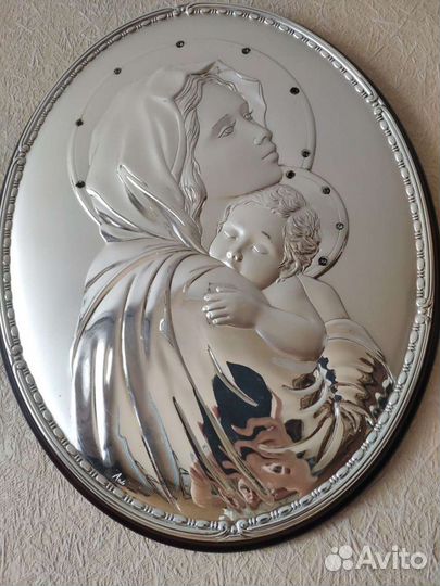 Панно Мадонна с младенцем,Италия