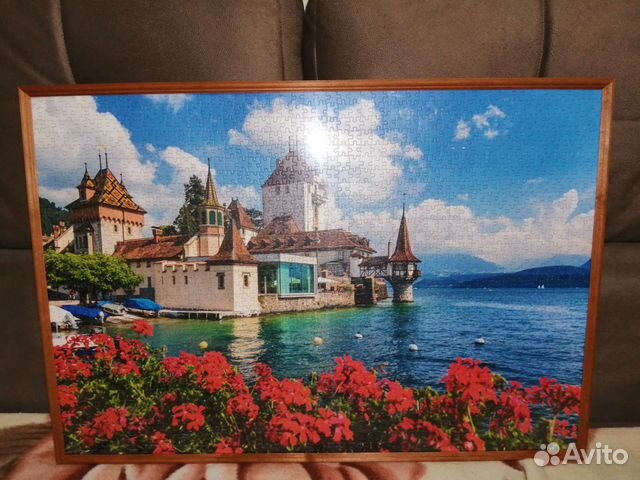 Картина из пазл, в рамке с акриловым стеклом