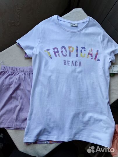 Комплект девочке футболка и шорты ca 176