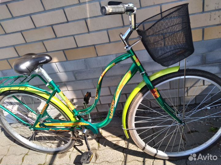 Велосипед взрослый женский с корзиной