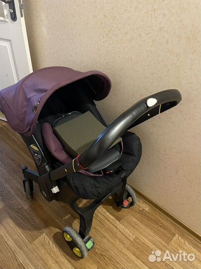 Коляска автолюлька фиолетовая